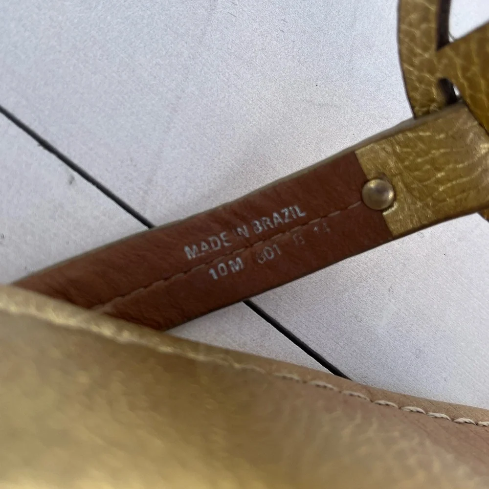 Tory Burch Gold Sandals